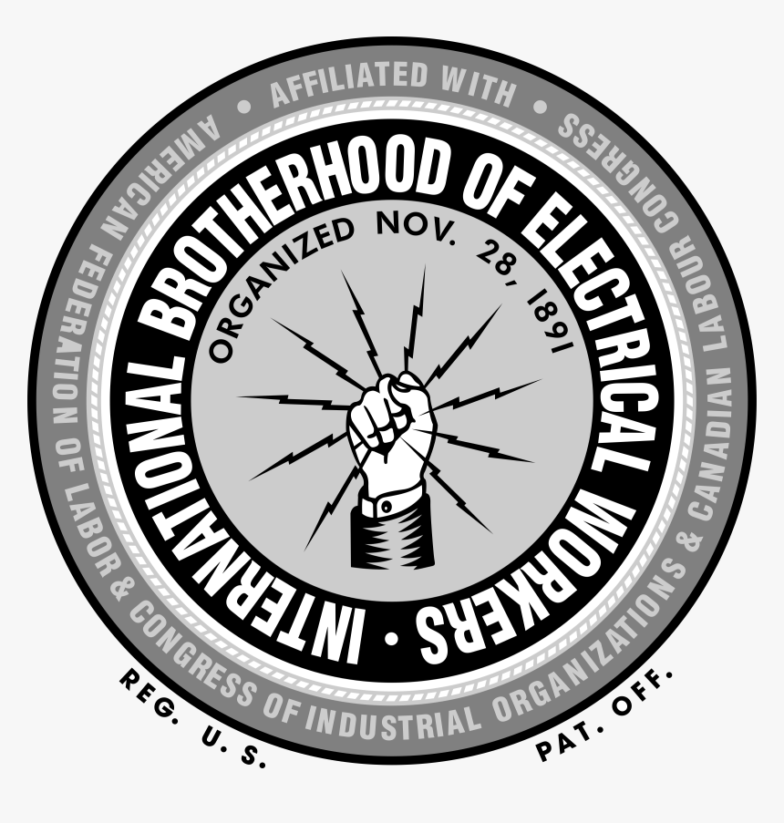 Transparent Ibew Logo Png - International Brotherhood Of Electrical Workers, Png Download@kindpng.com