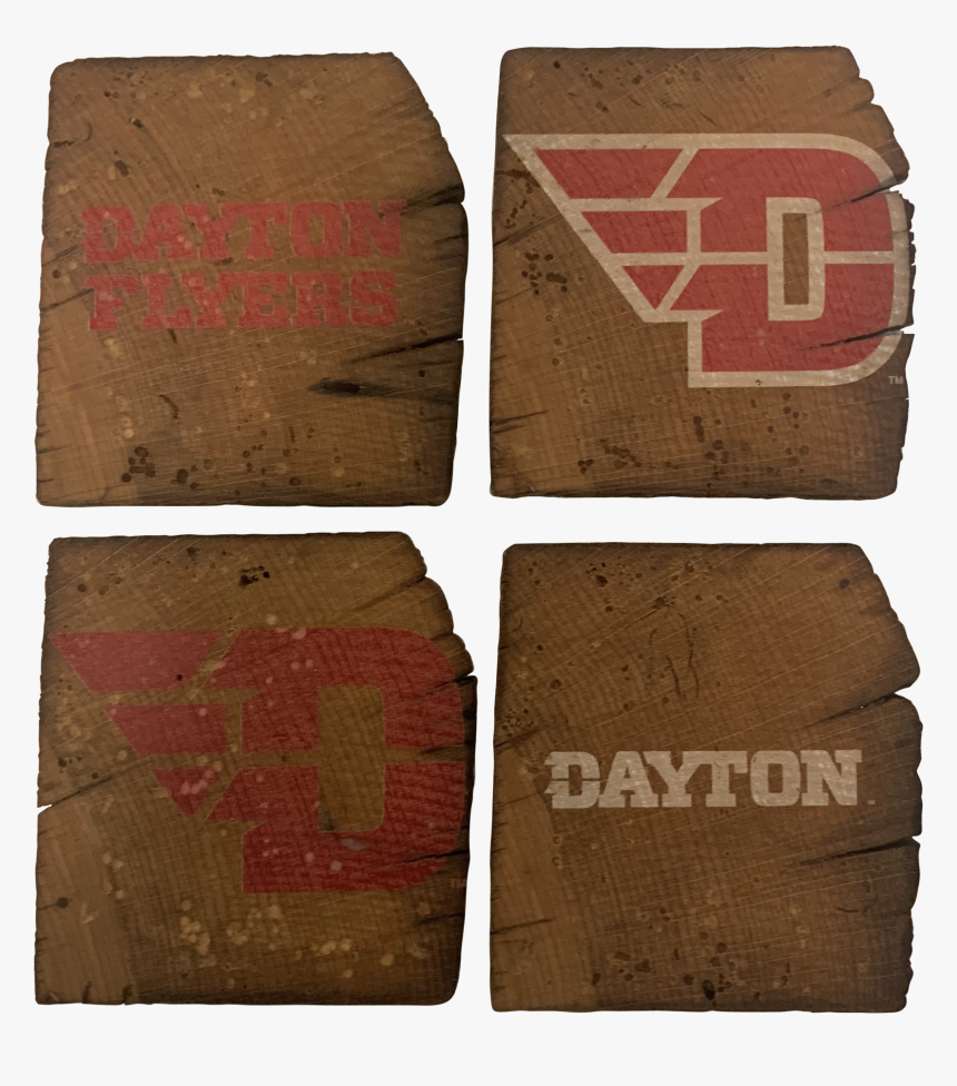 University Of Dayton Reclaimed Barn Beam Coaster Set"
 - Dayton Flyers, HD Png Download, Free Download