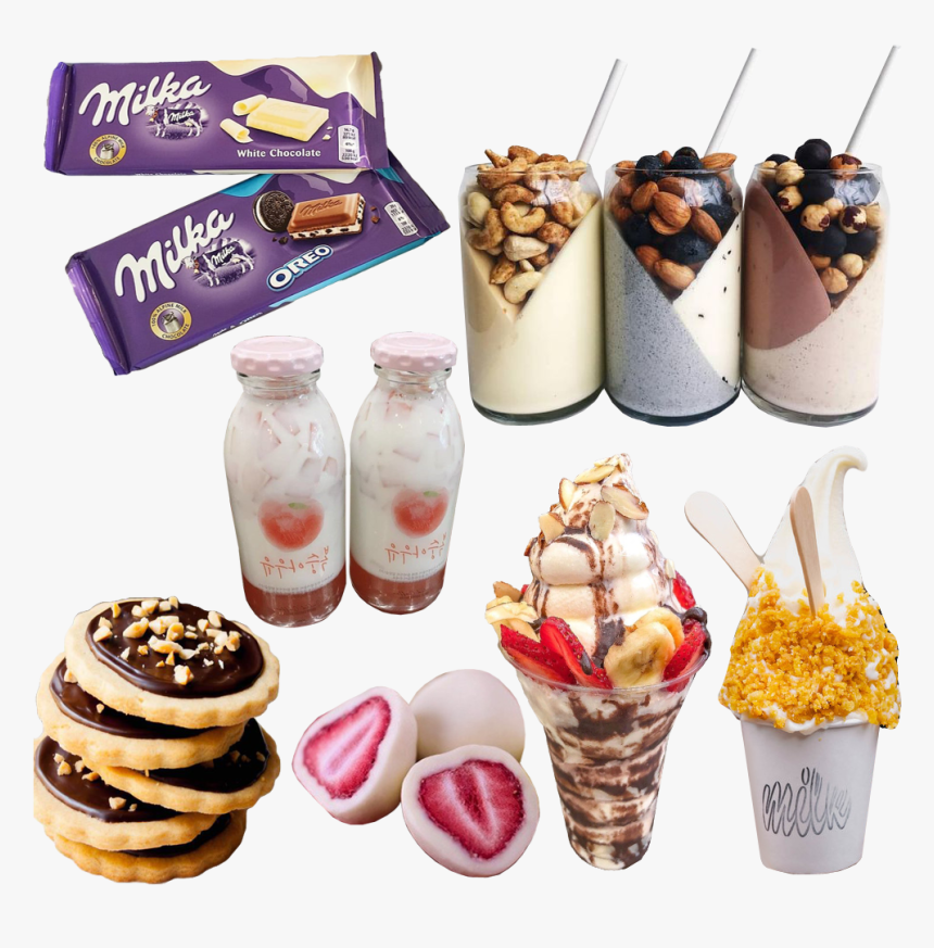 Aesthetic, Edit, And Food Image - Gelato, HD Png Download, Free Download