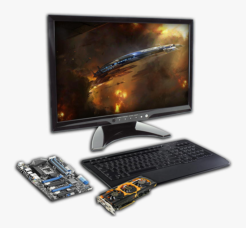 Computer, Pc, Videogame, Video Card, Motherboard - Video Game Computer Png, Transparent Png, Free Download