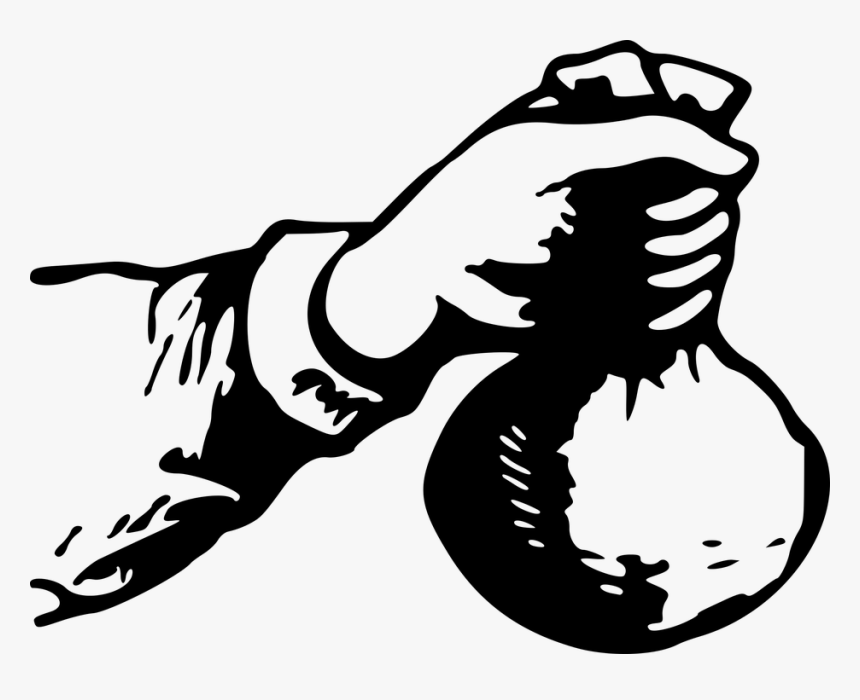 Bag, Gift, Giving, Hand, Money, Offering - Clipart Of Hand Giving Money, HD Png Download, Free Download