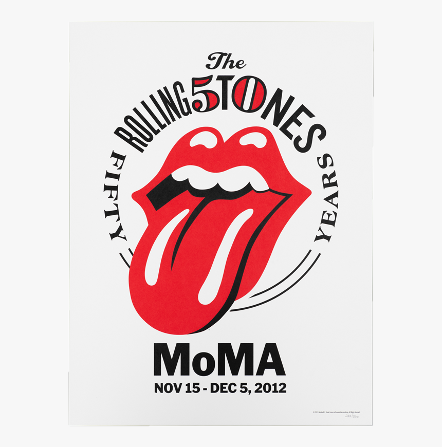 Rolling Stones Logo 50, HD Png Download - kindpng.