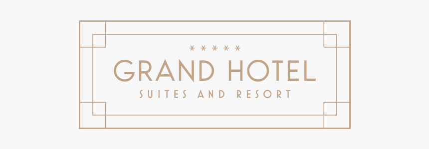 A Logo Of Grand Hotel And Resort, A Fictional Resort - Beige, HD Png Download, Free Download