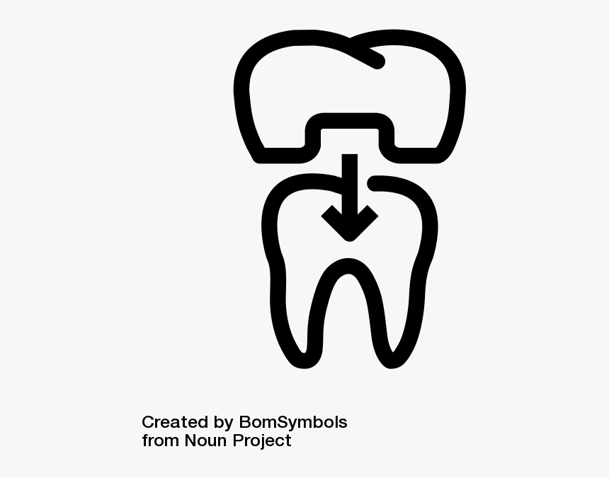 Dental Crown And Bridge Icon, HD Png Download, Free Download