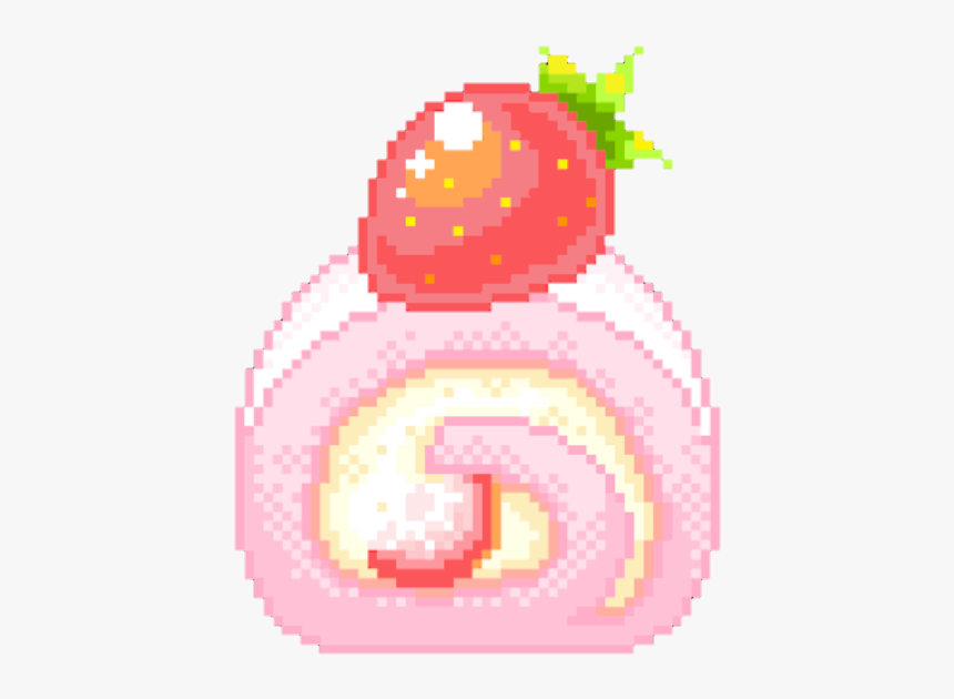 Strawberries Clipart Pastel - Pixel Art Food Gif, HD Png Download, Free Download