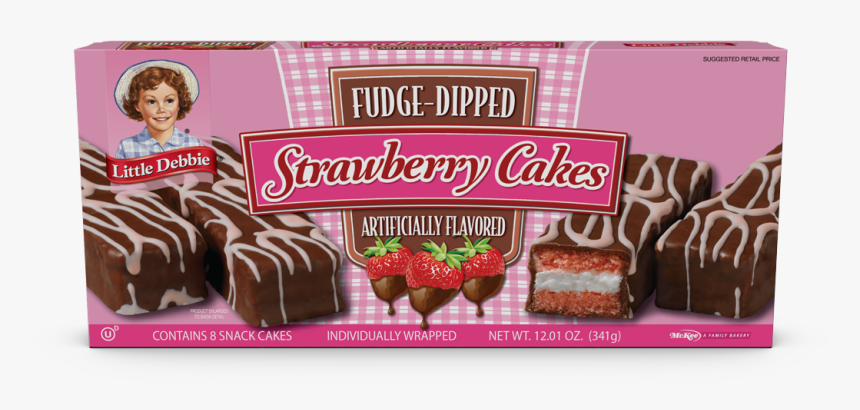 Little Debbie Fudge Dipped Strawberry Cakes, HD Png Download, Free Download