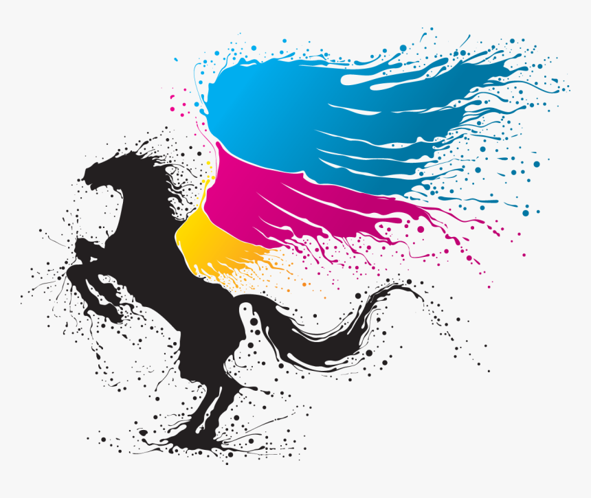 Cmyk Pegasus, HD Png Download, Free Download