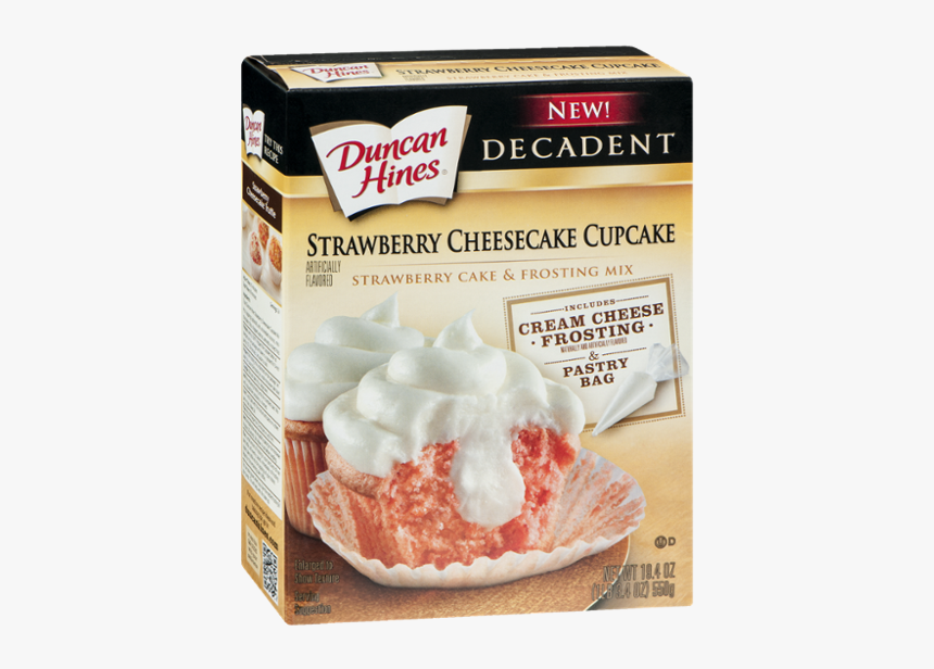 Duncan Hines Strawberry Cheesecake Cupcakes, HD Png Download, Free Download