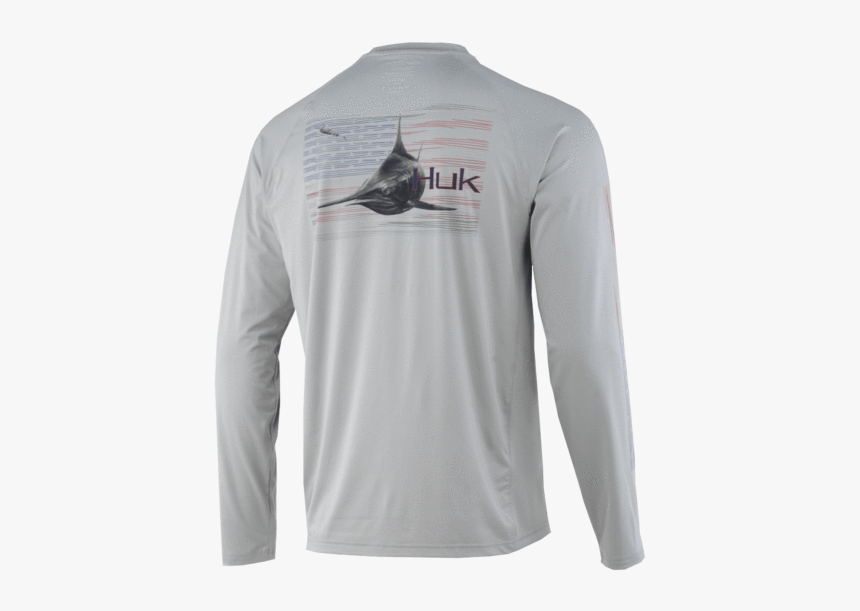 Huk American Pitch Pursuit"
 Class= - Long-sleeved T-shirt, HD Png Download, Free Download
