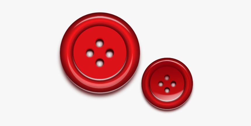 2 Plain Buttons - Button, HD Png Download, Free Download