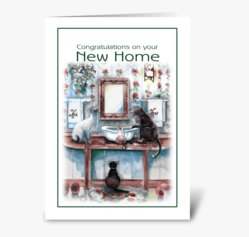 Congratulations , New Home Greeting Card - Picture Frame, HD Png Download, Free Download