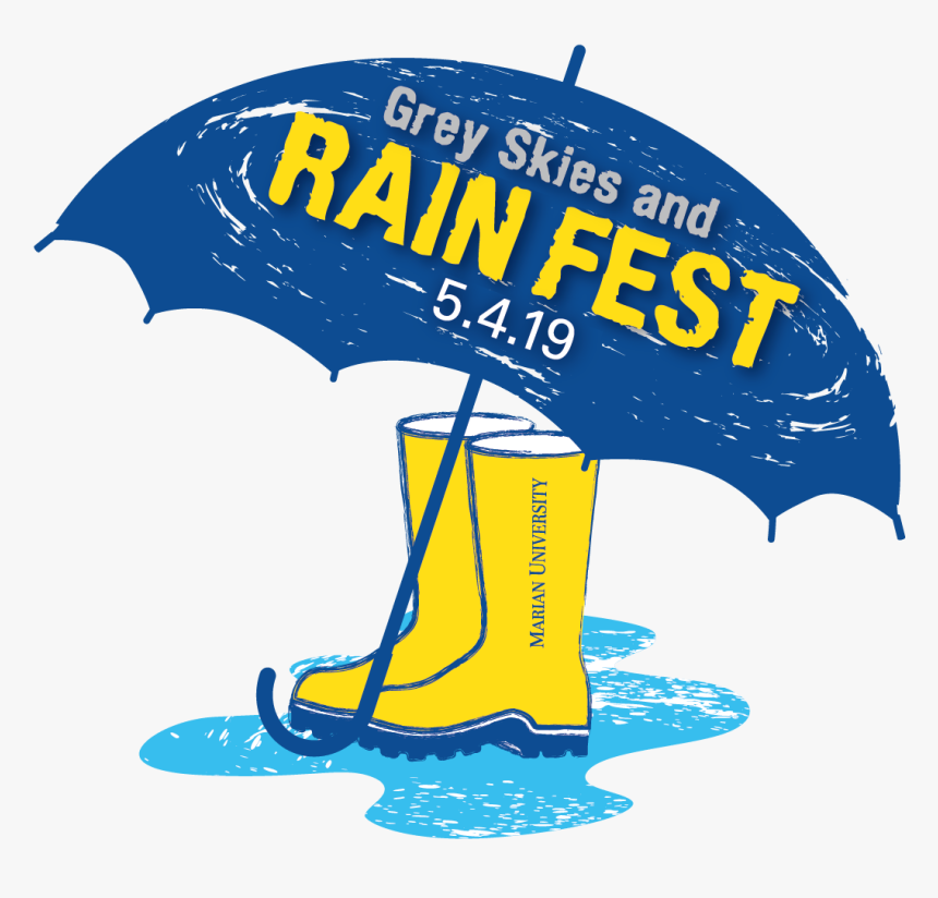 Rain Fest 2019 Logo - Umbrella, HD Png Download, Free Download