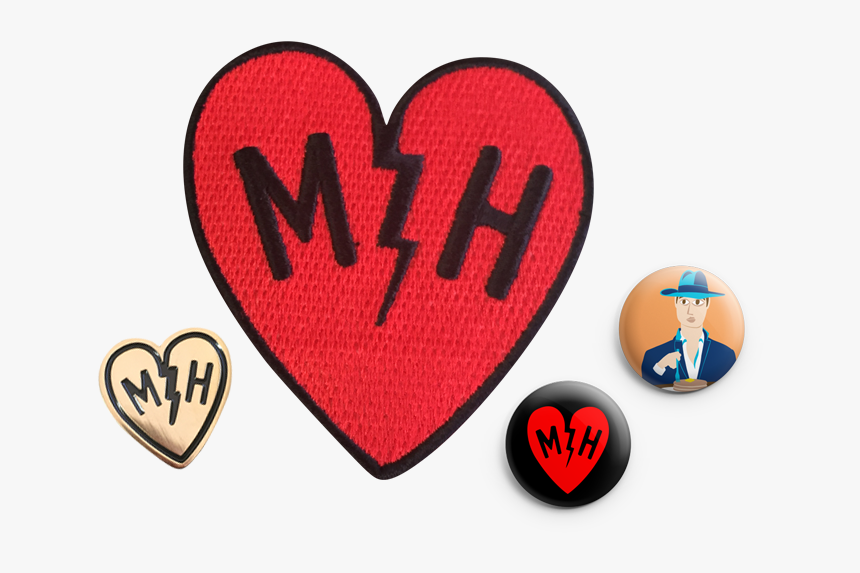 Button & Patch Bundle - Heart, HD Png Download, Free Download
