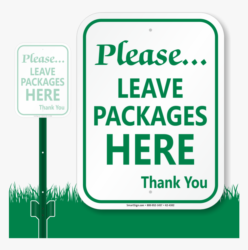 Package Sign Png Download Image - Lowes Don T Step On Grass Sign, Transparent Png, Free Download