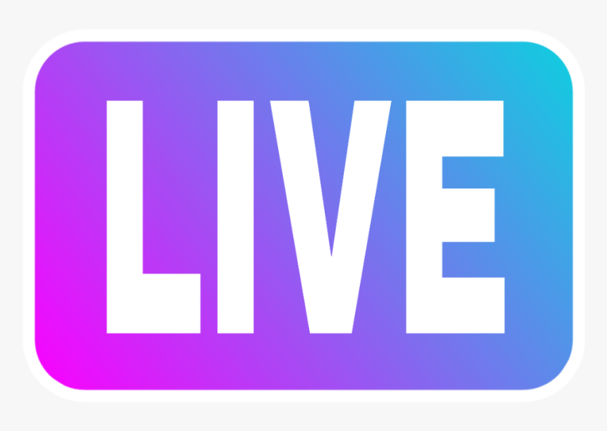 #live #livestream - Live Stream Sticker Transparent, HD Png Download, Free Download