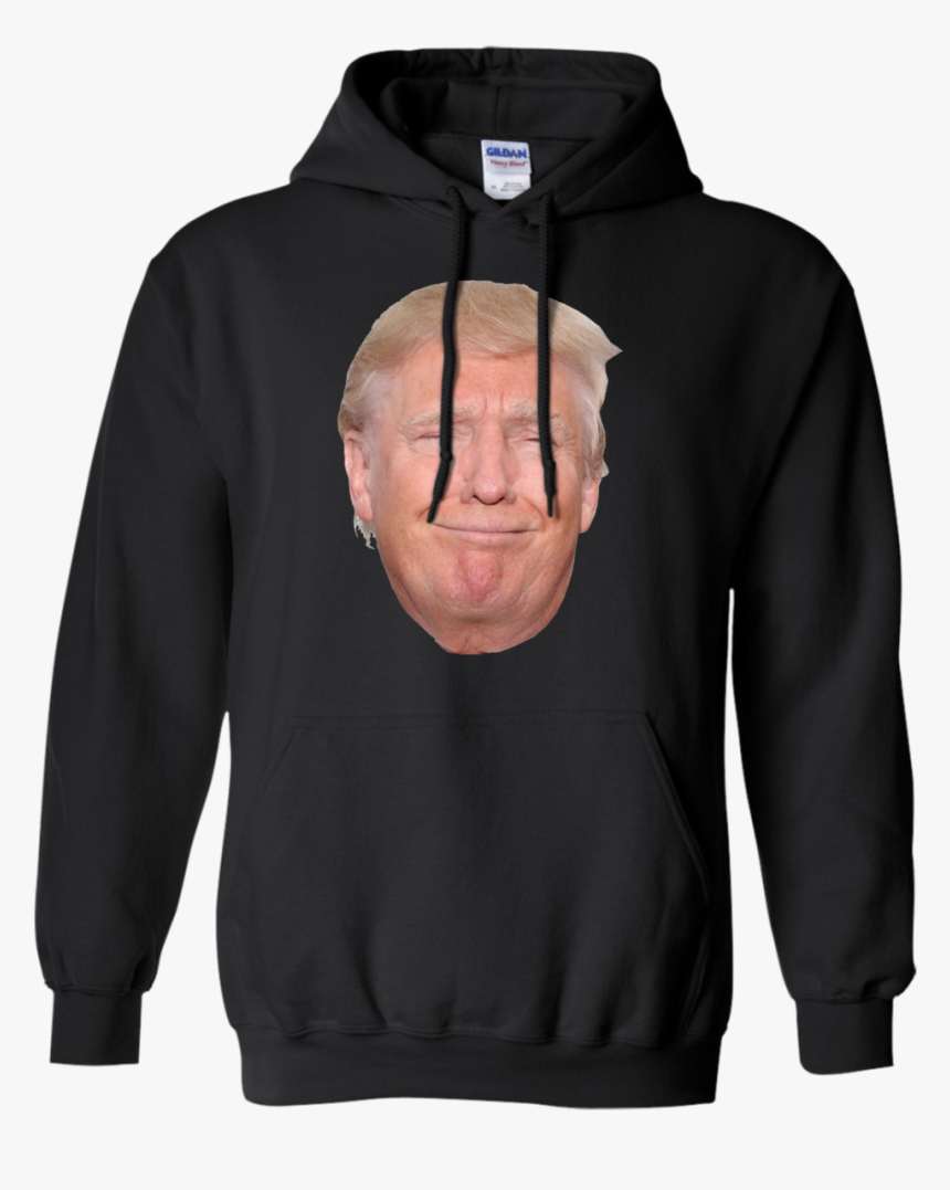 Donald Trump Head Funny Smiling Face T-shirt - Hoodie, HD Png Download, Free Download