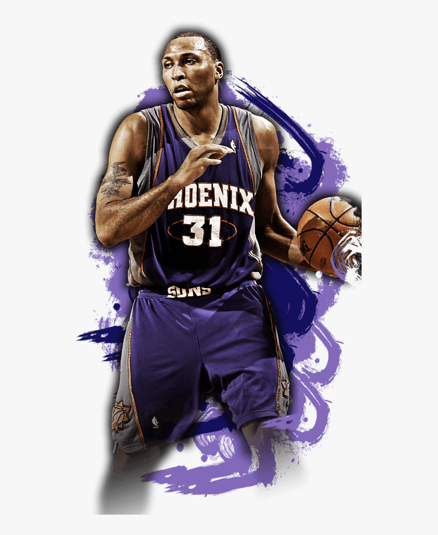 Phoenix Suns Stitched - Basketball Player In Purple, HD Png Download, Free Download