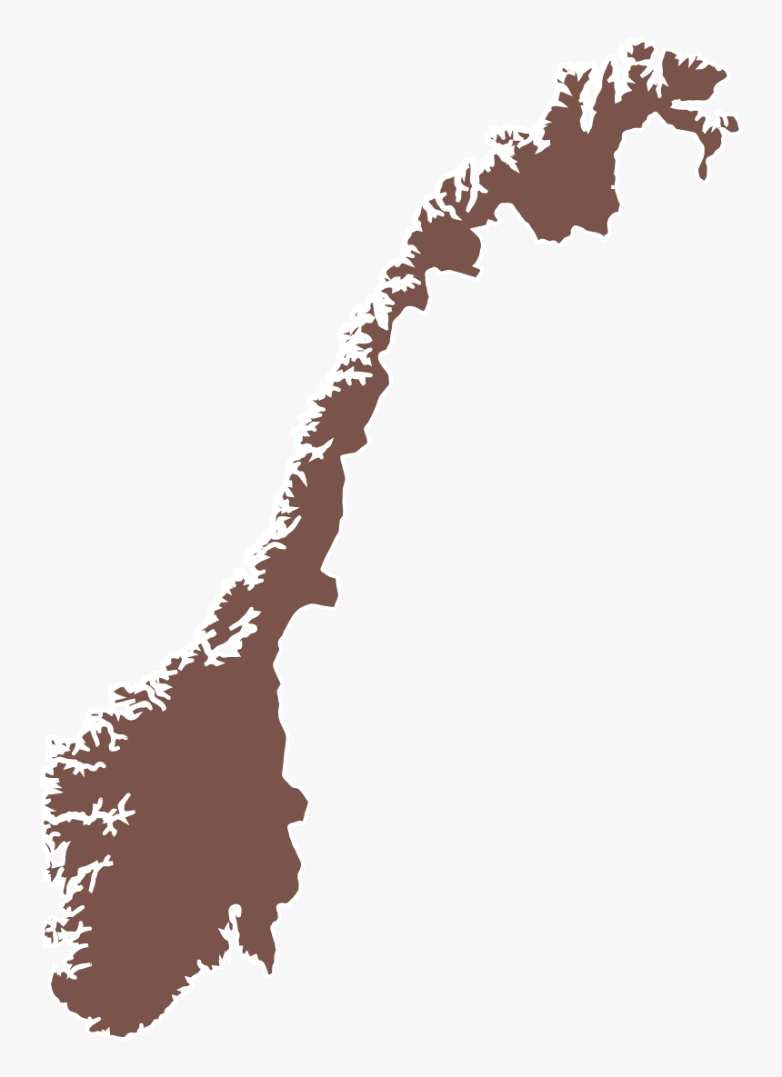 Population Density Map Of Norway, HD Png Download, Free Download