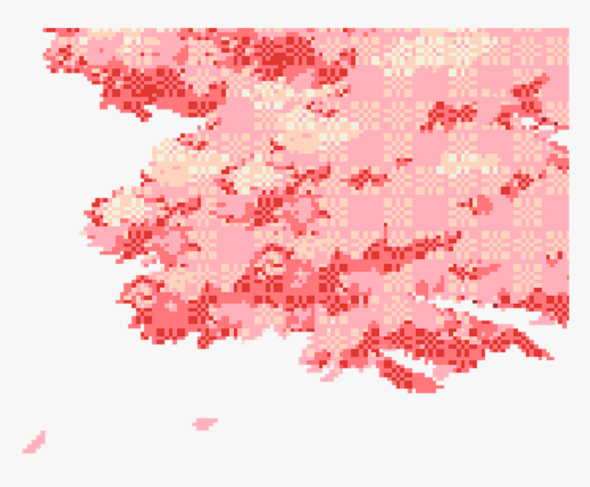 Gif Pixel Tenor Image Drawing - Cherry Blossom Transparent Gif, HD Png Download, Free Download