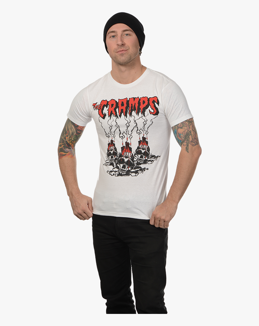 The Cramps Skulls T - Cramps Voodoo Skull Shirt, HD Png Download, Free Download