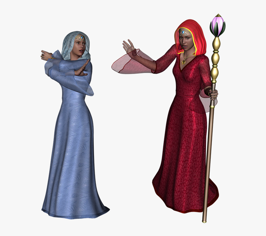 Medieval Elven Female Elf Fantasy Sorceress, HD Png Download, Free Download