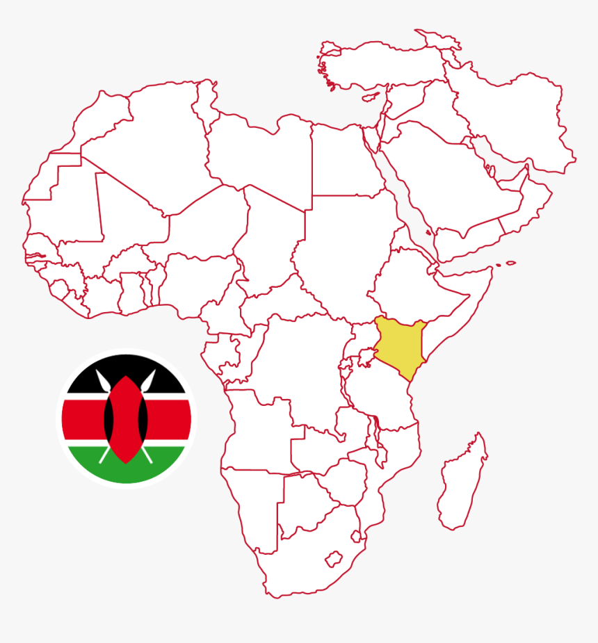Kenya Alliance Media - Chad On Map Of Africa, HD Png Download, Free Download