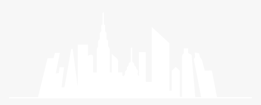 Building Skyline - Manhattan Silhouette Grey Png, Transparent Png, Free Download