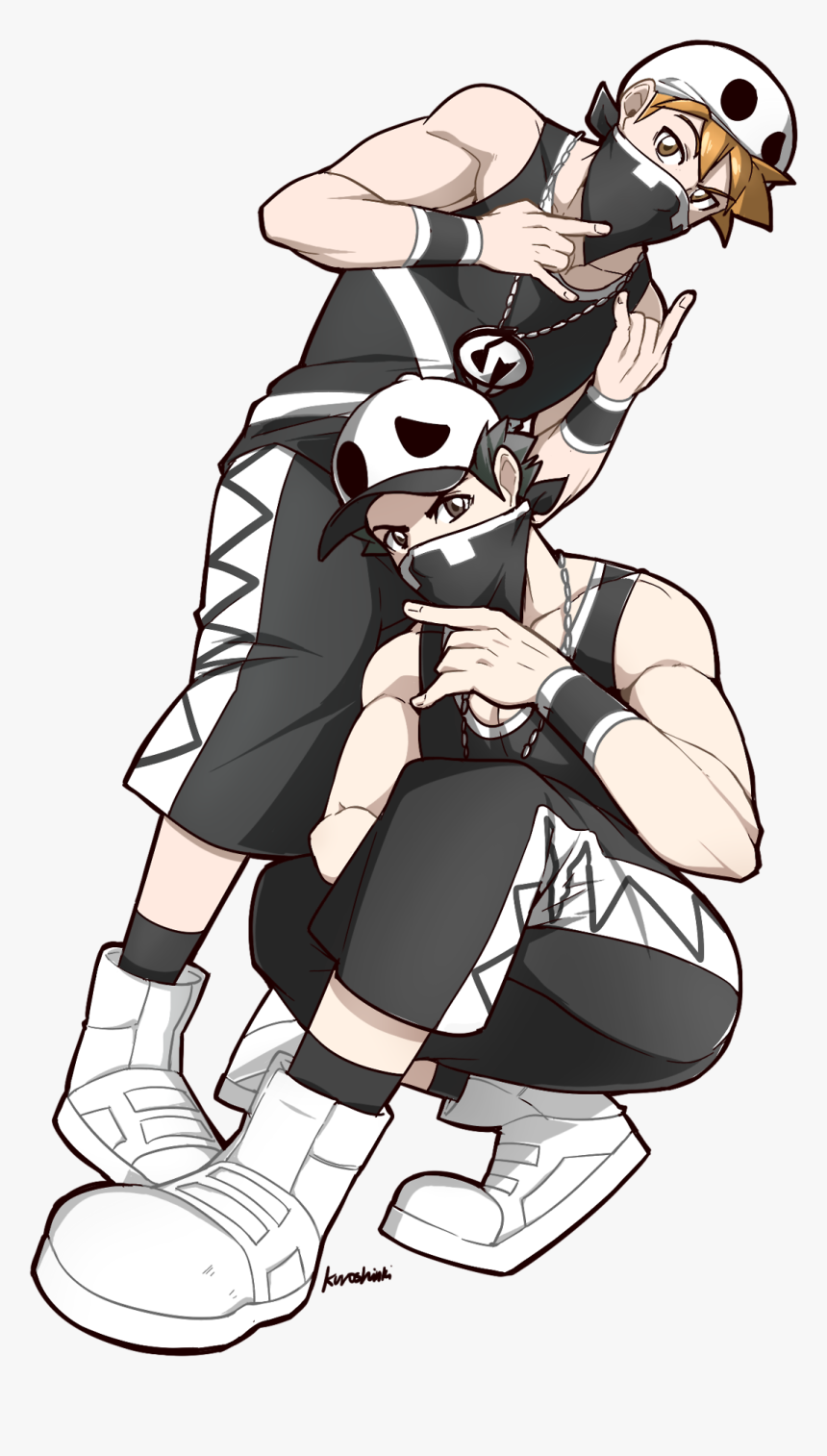 Transparent Team Skull Png - Pokemon Team Skull Outfit, Png Download, Free Download