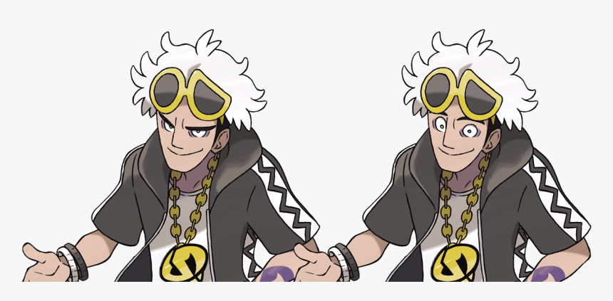 Oc Imageya Bad Boy Guzma Vs Ya Good Boy Guzma - Pokemon Team Skull Leader, HD Png Download, Free Download