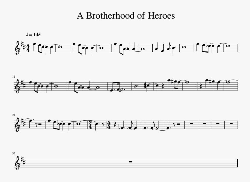 Brotherhood Of Heroes Piano, HD Png Download, Free Download