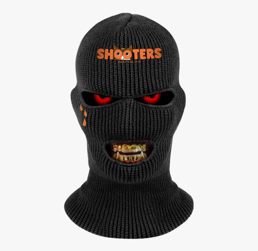 Shooters Skimask Grillz Goldteeth - Ski Mask With Grillz, HD Png Download, Free Download