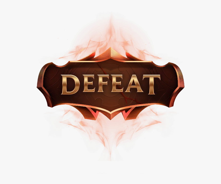 Defeat Lol Png, Transparent Png, Free Download