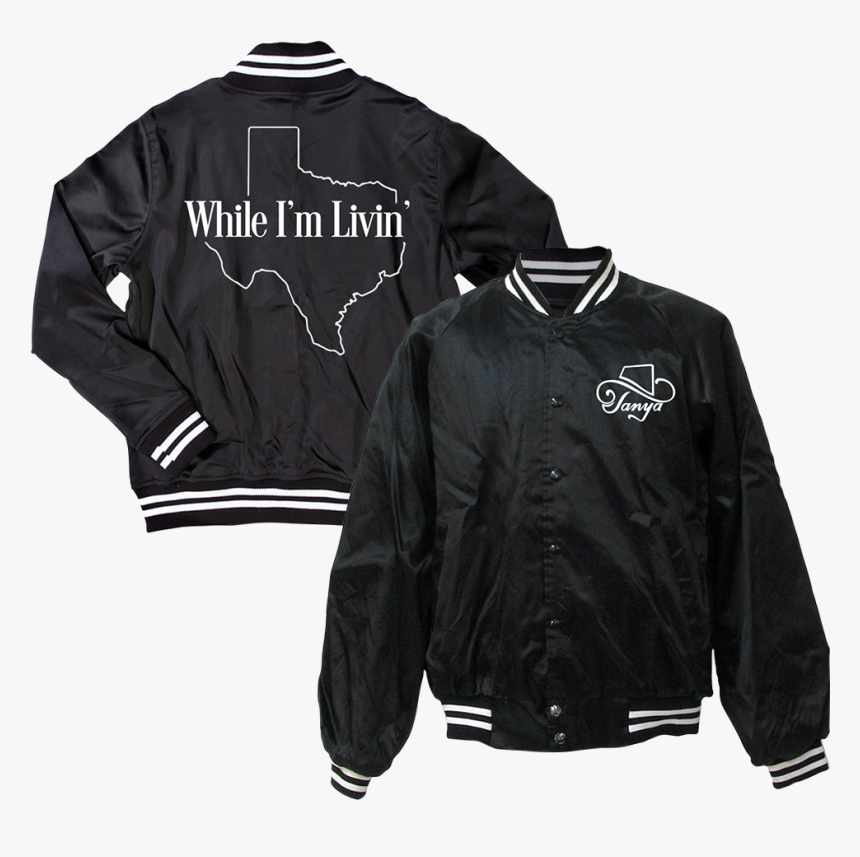 Tanya “while I’m Livin’” Satin Jacket Vinyl/cd/download - Hoodie, HD Png Download, Free Download