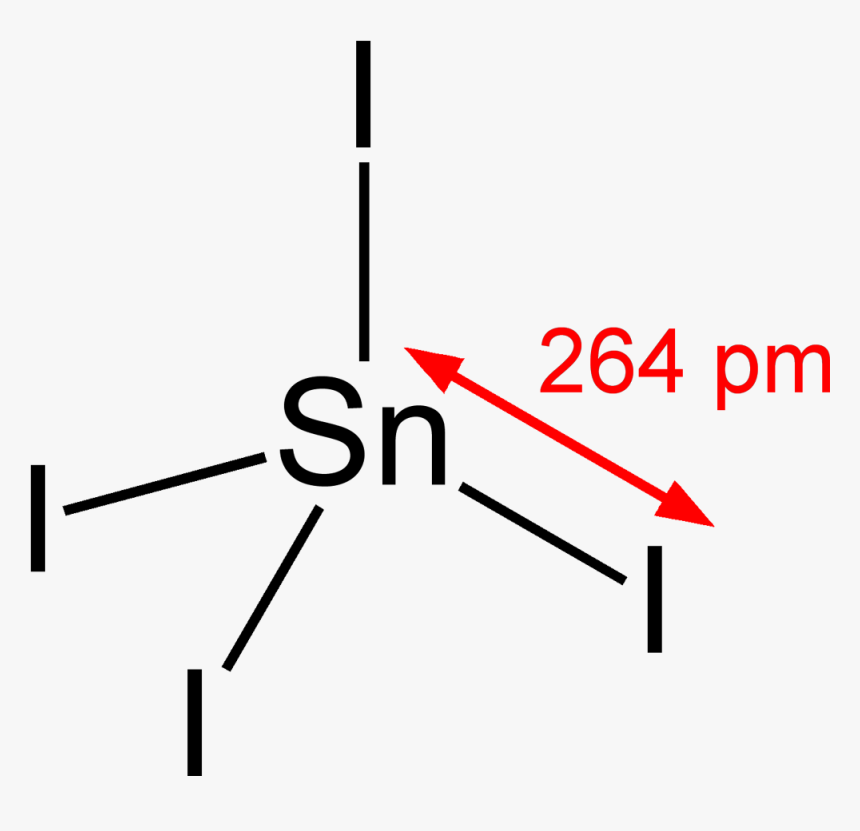 Tin Iodide 2d Dimensions - Lewis Dot Structure Of Tetraiodotin, HD Png Download, Free Download