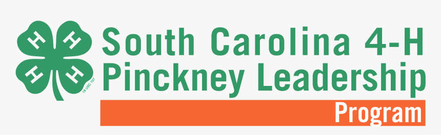 Sc 4-h Pinckney Leadership Logo - 4 H Clover, HD Png Download, Free Download