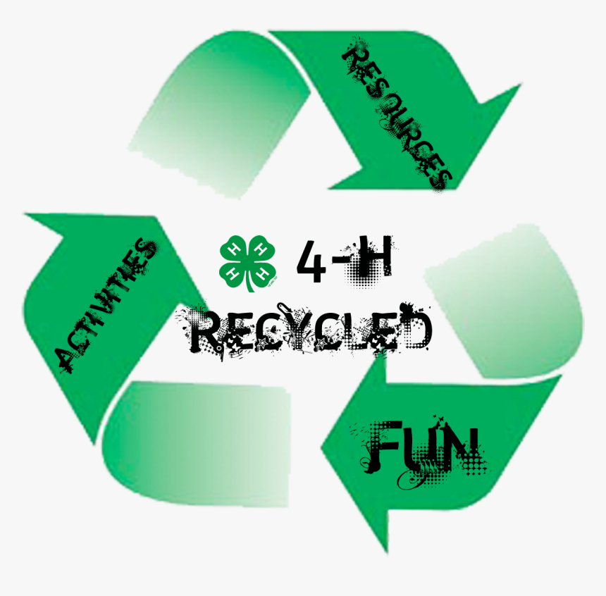 4-h Recycled Graphic - Reduce Reuse Recycle, HD Png Download, Free Download