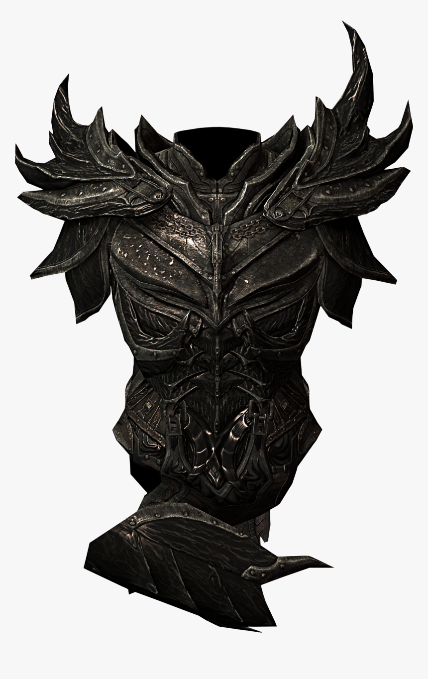 Drawn Armor Daedric - Daedric Chest Piece Skyrim, HD Png Download, Free Download