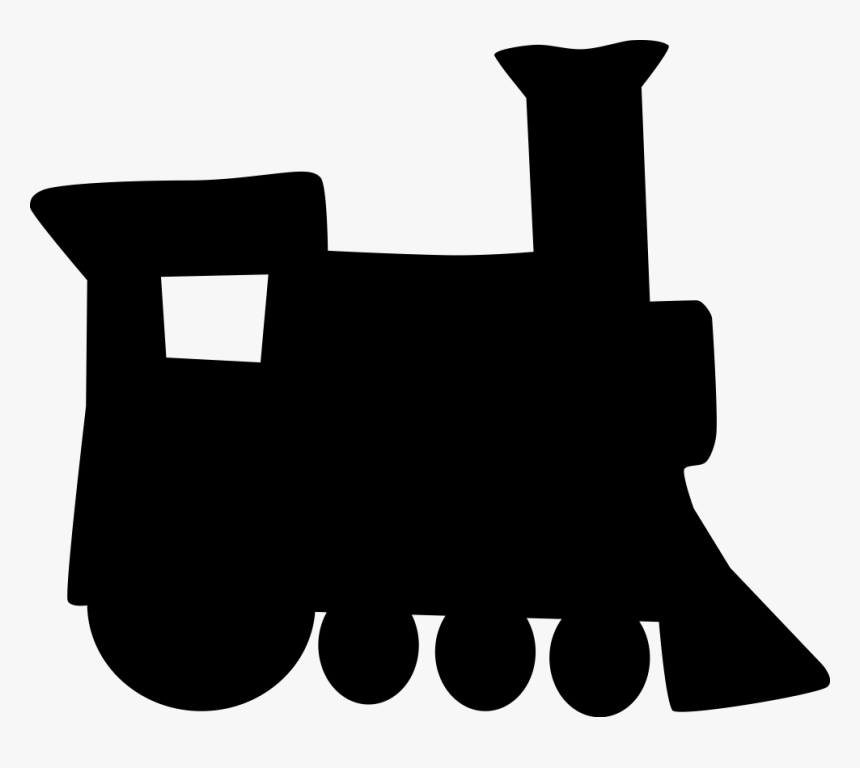 Train Ticket Trolley Tram-train Clip Art - Black Train Clip Art, HD Png Download, Free Download