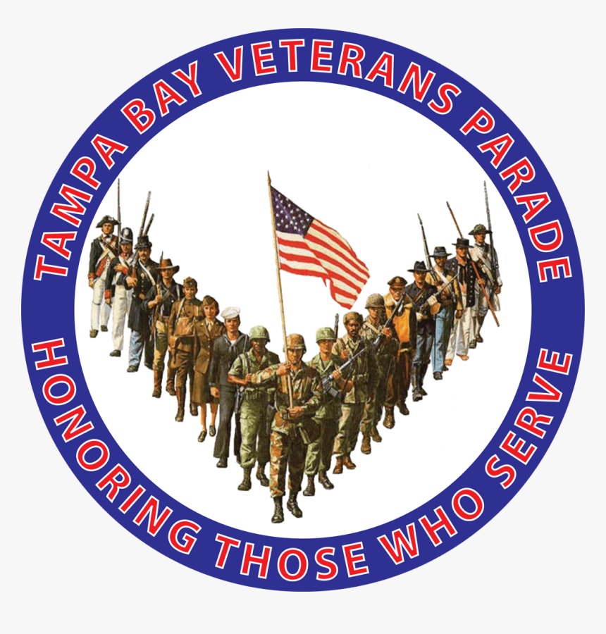 Tampa Bay Veterans Parade, HD Png Download, Free Download