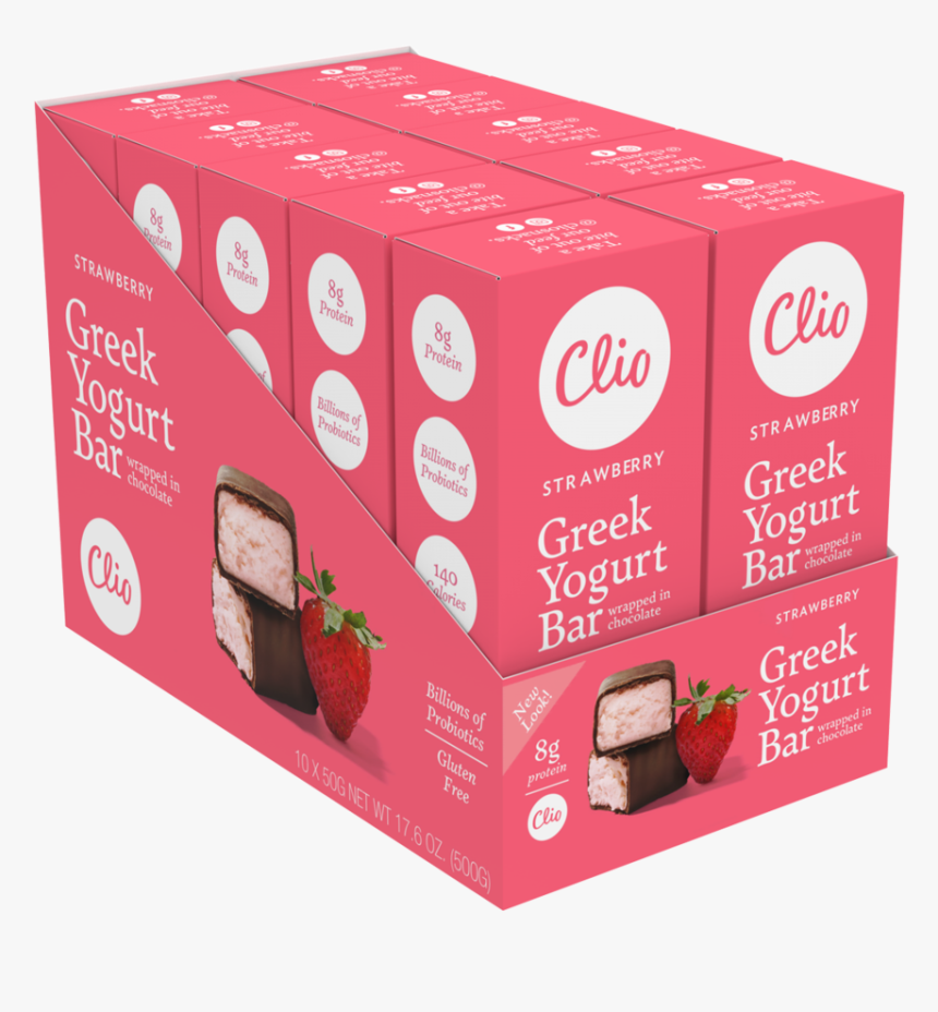 Clio Greek Yogurt Bar Box, HD Png Download, Free Download