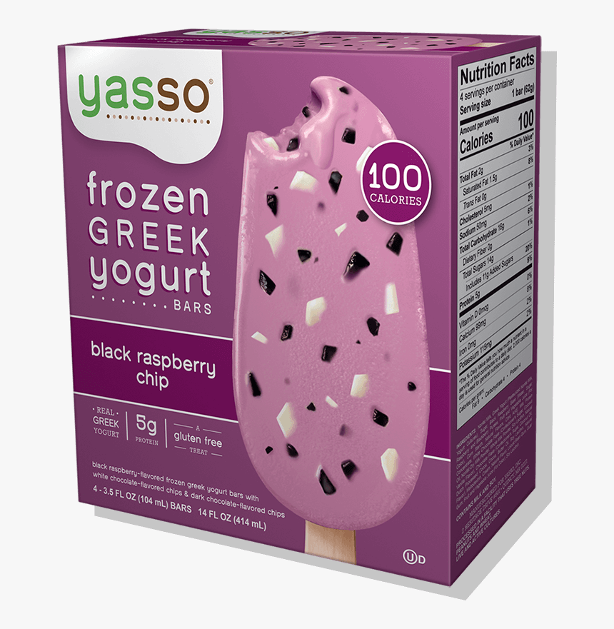Black Raspberry Chip - Yasso Bars Fudge Brownie, HD Png Download, Free Download
