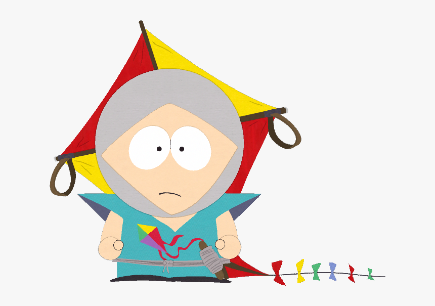 Cartman Drawing Silhouette - South Park The Fractured But Whole Human Kite, HD Png Download, Free Download