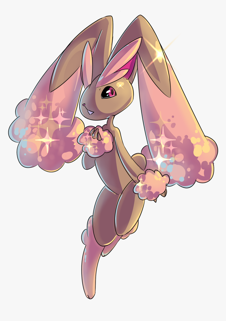 Shiny Lopunny Art, HD Png Download, Free Download