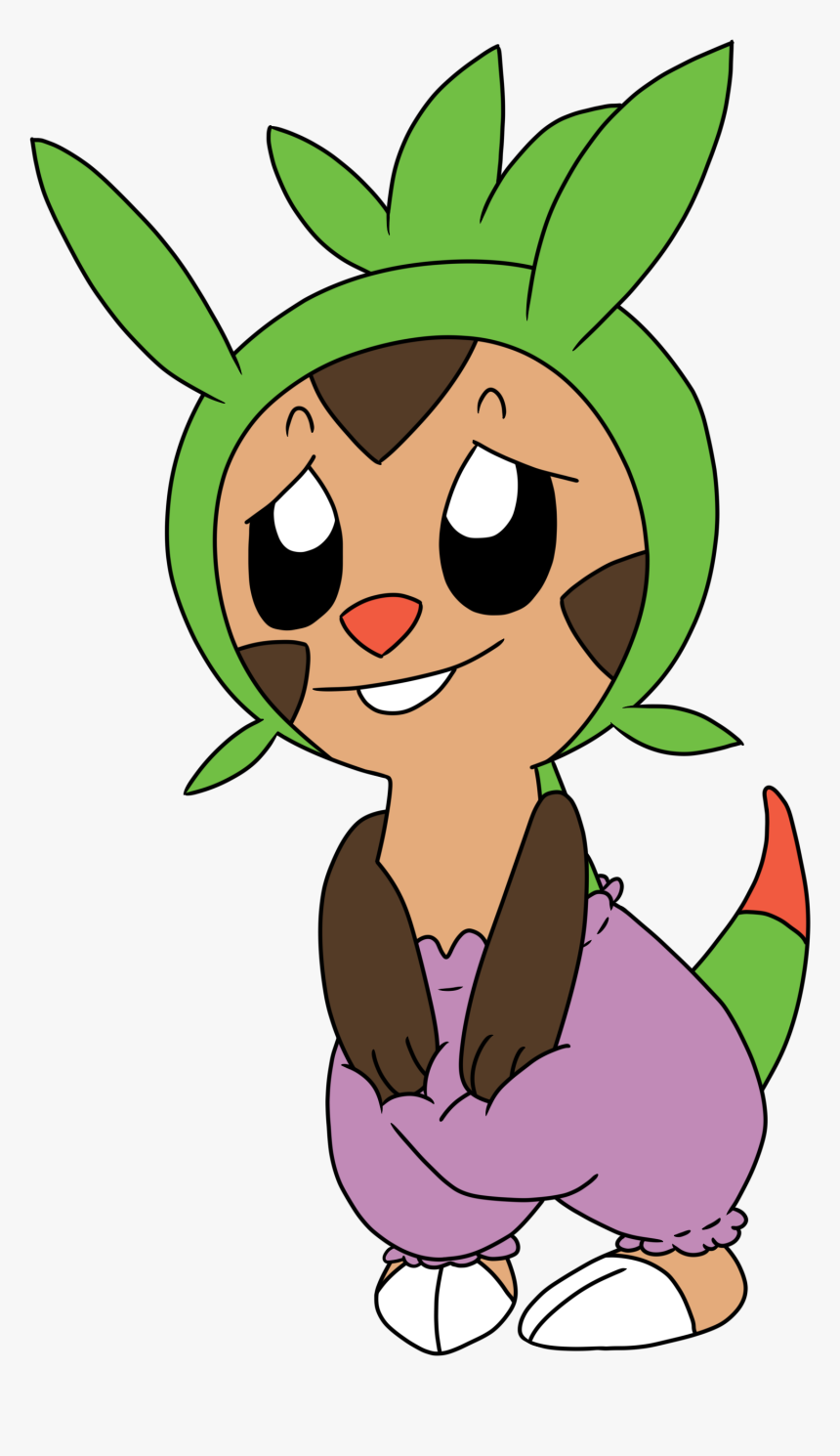 [ink, By Boredomwithfriends] Chespin"s Bloomers - Cartoon, HD Png Download, Free Download