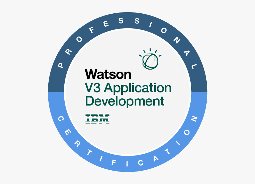 Watson Certification Badge - Circle, HD Png Download, Free Download