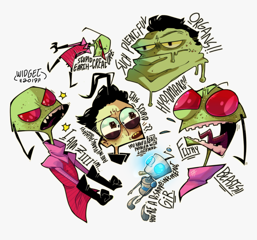 Love Invader Zim Fan Art, HD Png Download, Free Download