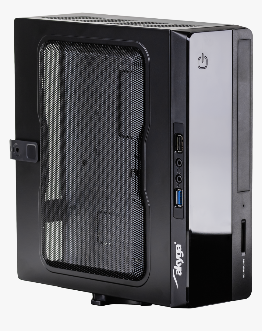 Akyga Pc Skříň Mini Itx S Pc Zdrojem, HD Png Download, Free Download