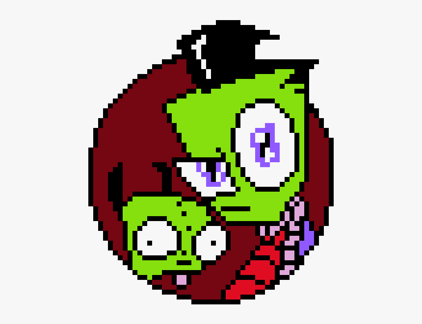 Invader Zim Cross Stitch Pattern, HD Png Download, Free Download