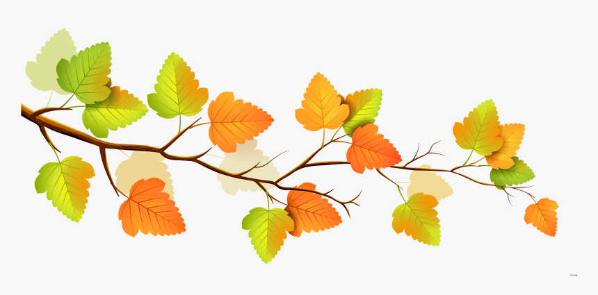 Fall Autumn Clipart 2 By Michael - Fall Tree Branch Clip Art, HD Png Download, Free Download