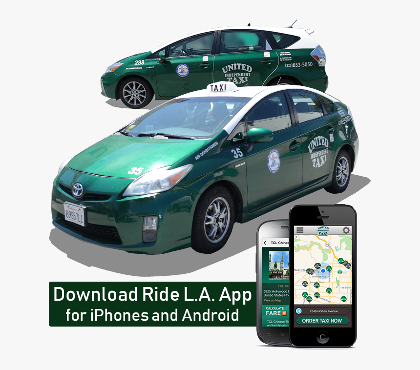 United Taxi Cabs - United Taxi Of San Fernando Valley, HD Png Download, Free Download